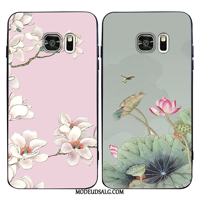 Samsung Galaxy S6 Edge Etui / Cover Af Personlighed Kreativ Lyserød Kinesisk Stil Trendy