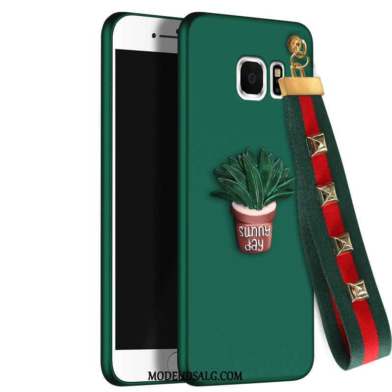 Samsung Galaxy S6 Edge Etui Cover Beskyttelse Relief Blød Tredimensionale