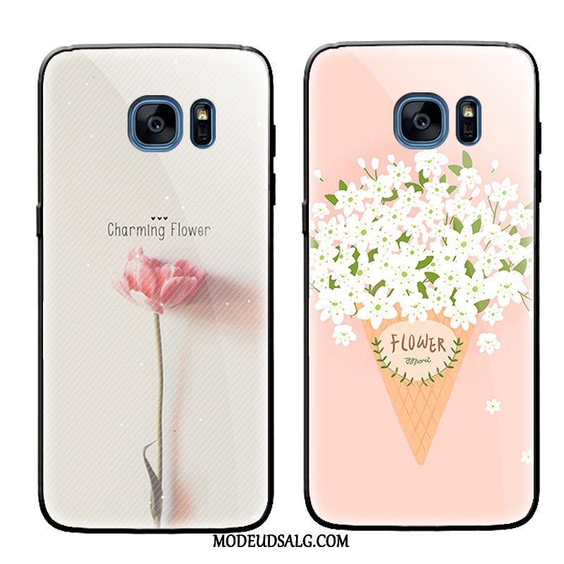 Samsung Galaxy S6 Edge Etui / Cover Blomster Rose I Hånden Beskyttelse