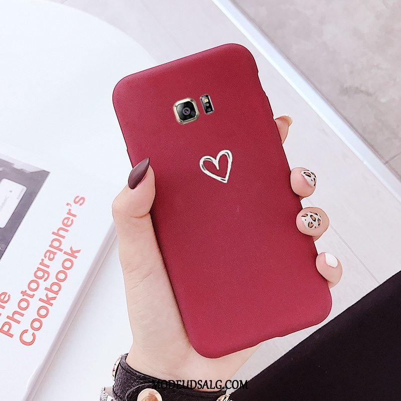 Samsung Galaxy S6 Etui Tynd Cover Blød Nubuck Elskeren