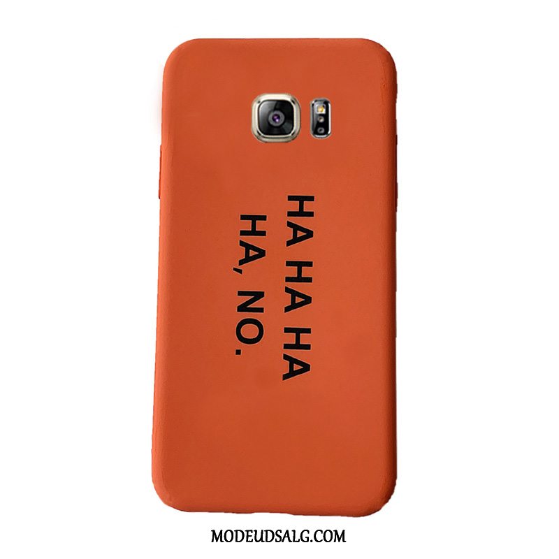 Samsung Galaxy S7 Edge Etui / Cover Hængende Ornamenter Grøn Anti-fald Hård Orange