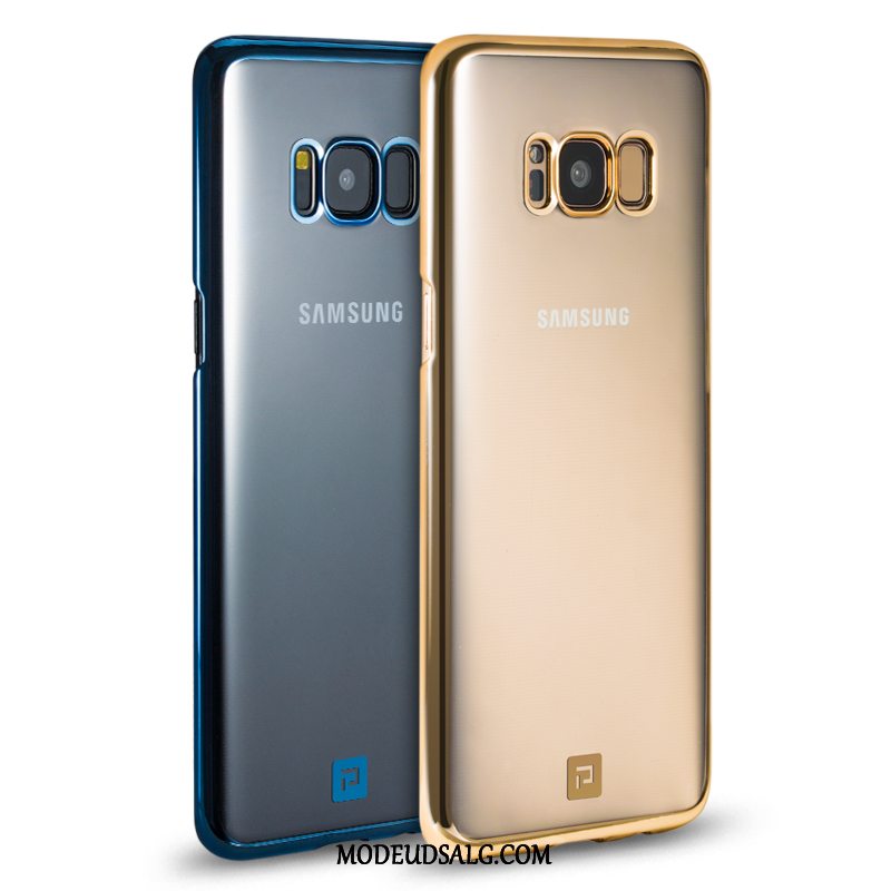 Samsung Galaxy S8+ Etui Belægning Anti-fald Guld Glas Cover