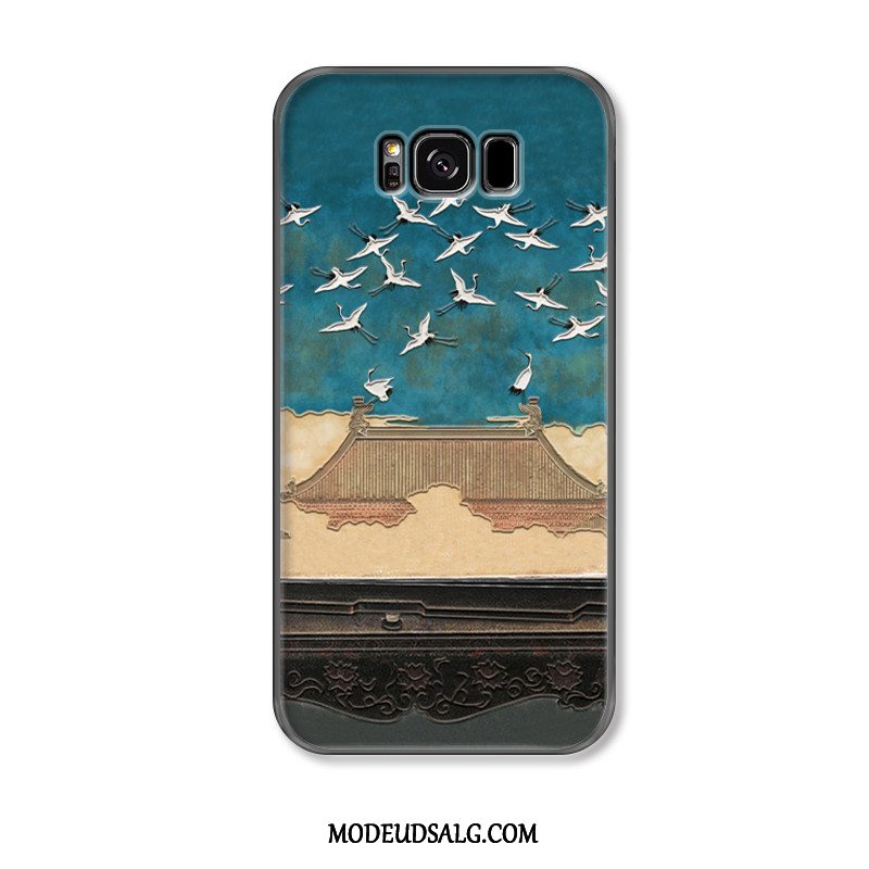 Samsung Galaxy S8 Etui / Cover Grøn Kinesisk Stil Relief Kreativ