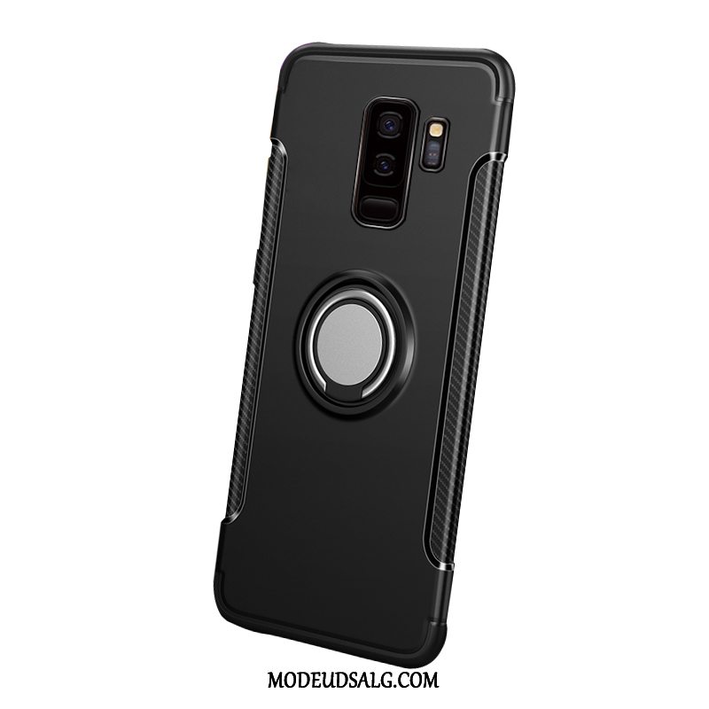 Samsung Galaxy S9+ Etui / Cover Hærdning Anti-fald Ring Magnetisk Alt Inklusive