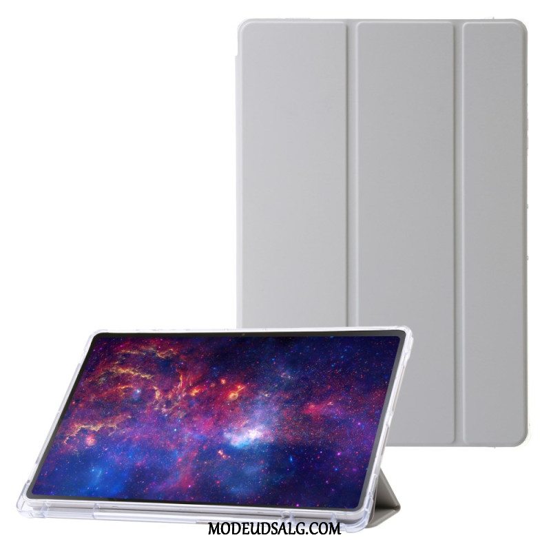 Samsung Galaxy Tab S9 Plus Tri-fold Gennemsigtig Bagside