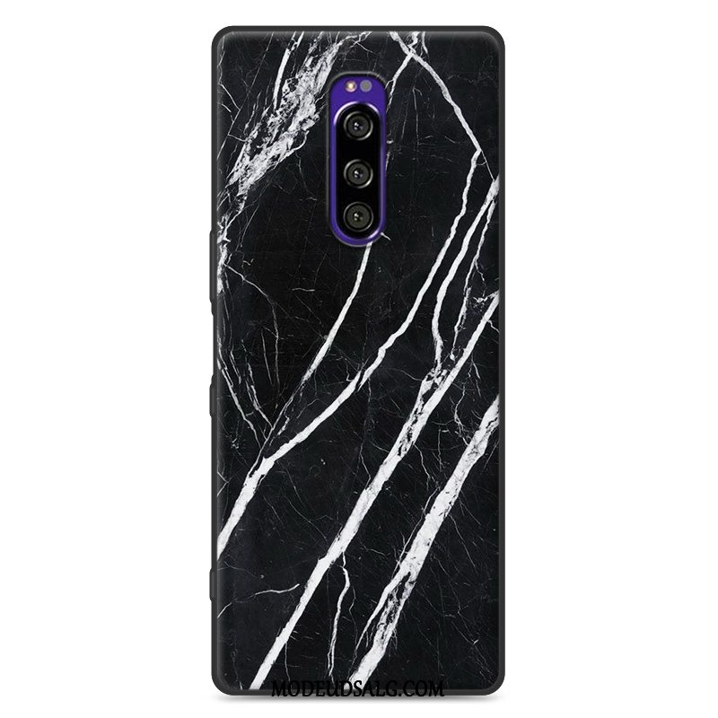 Sony Xperia 1 Etui Trendy Trækorn Blød Cover Simple