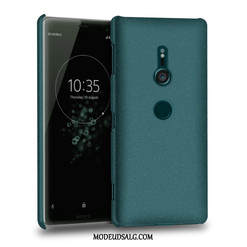 Sony Xperia Xz3 Etui Nubuck Hård Anti-fald Mønster Cover