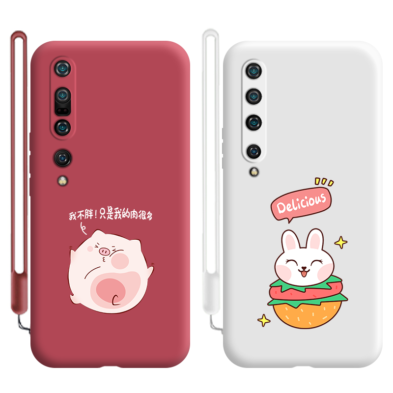 Xiaomi Mi 10 Etui Let Tynd Af Personlighed Kreativ Beskyttelse Blød