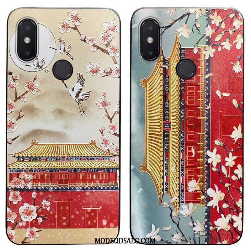 Xiaomi Mi 8 Etui Kinesisk Stil Alt Inklusive Trendy Silikone Beskyttelse