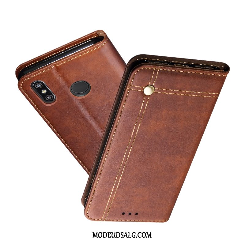 Xiaomi Mi 8 Etui Ungdom Lille Sektion Beskyttelse Cover Lædertaske