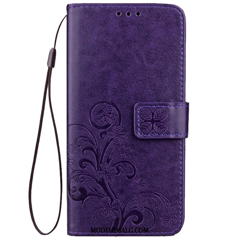 Xiaomi Mi 8 Lite Etui / Cover Blød Lilla Mønster Anti-fald Alt Inklusive