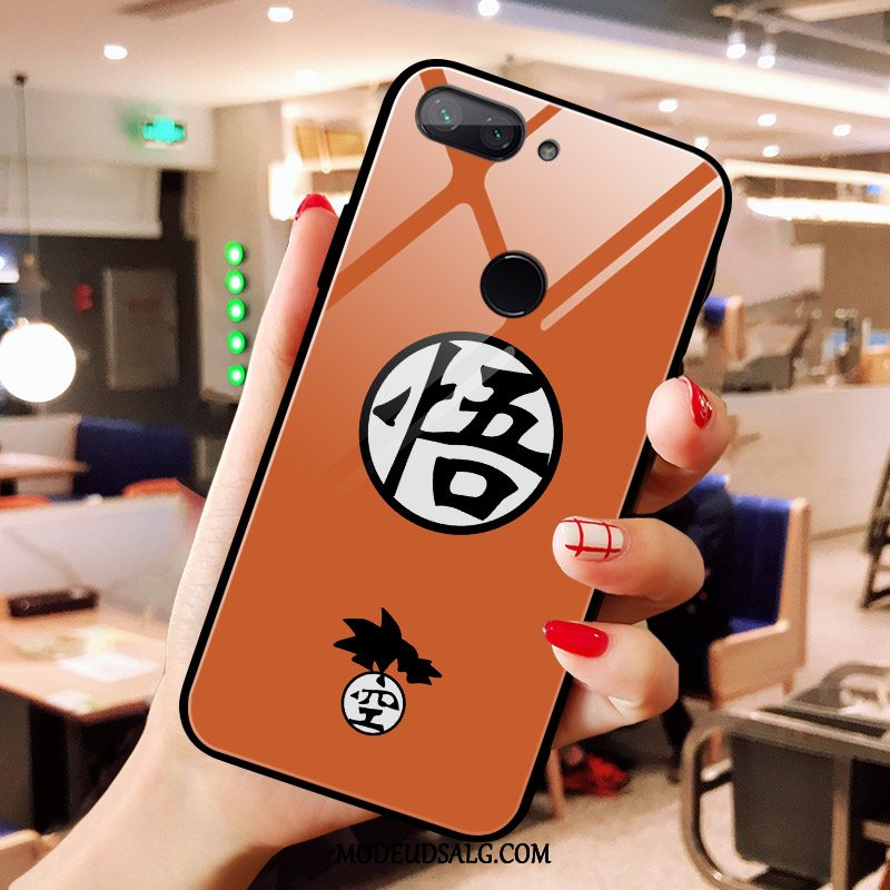 Xiaomi Mi 8 Lite Etui Dragon Rød Ungdom Orange Glas