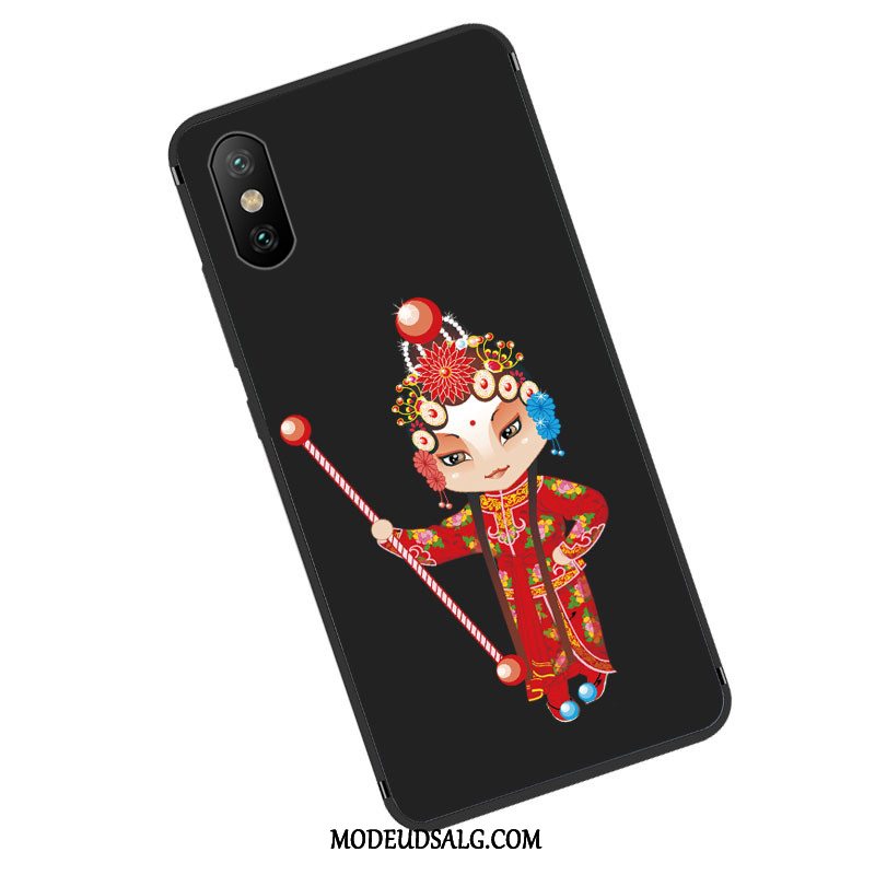 Xiaomi Mi 8 Pro Etui Beijing Opera Lille Sektion Beskyttelse Cover Sort