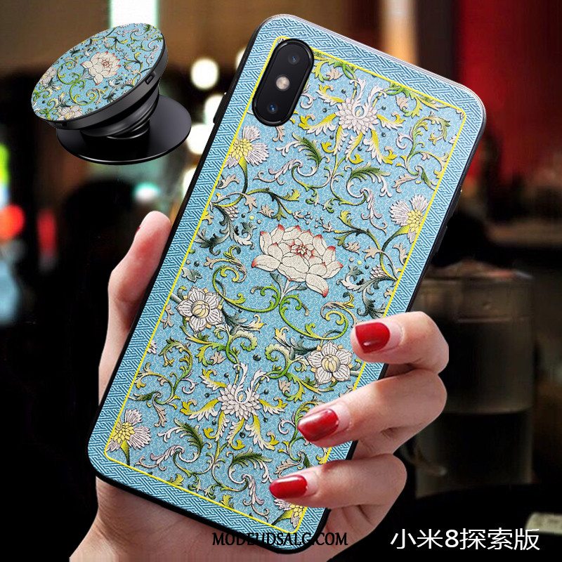 Xiaomi Mi 8 Pro Etui / Cover Blød Ny Anti-fald Grøn Trendy