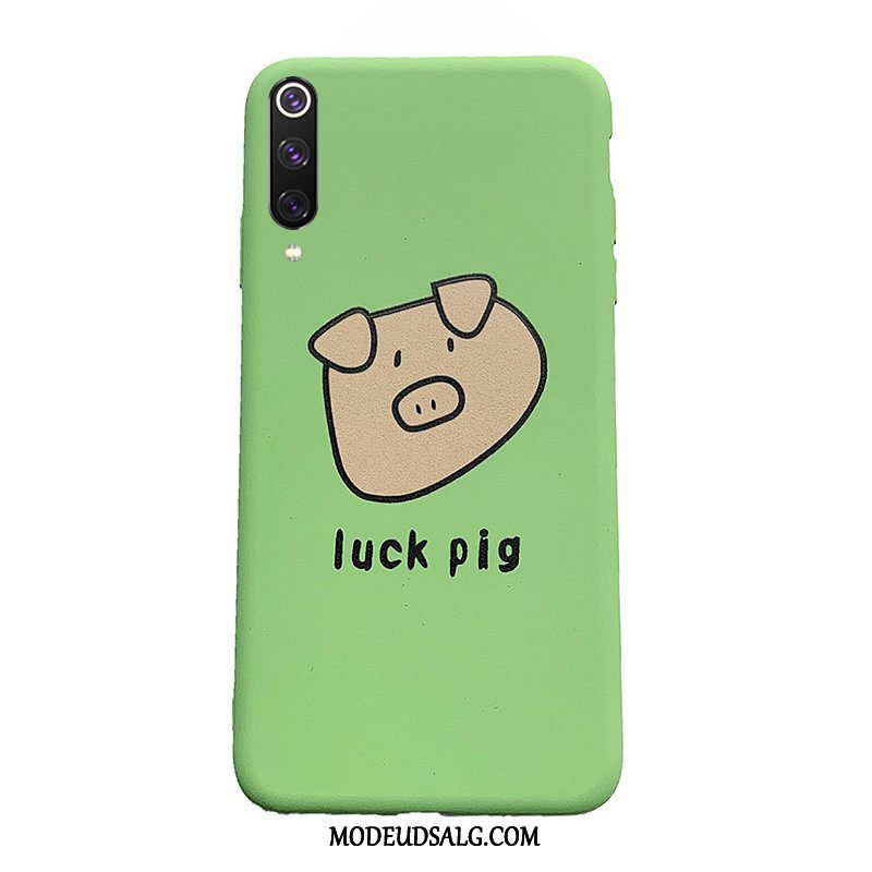 Xiaomi Mi 9 Se Etui Cover Cartoon Blød Tynd Grøn