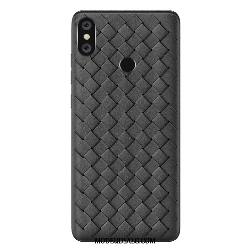 Xiaomi Mi A2 Lite Etui / Cover Lille Sektion Åndbar Sort Skridsikre Blød