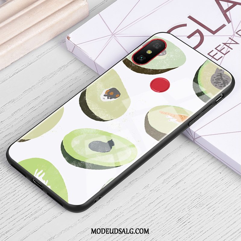 Xiaomi Mi A2 Lite Etui Tilpas Trend Simple Glas Cover