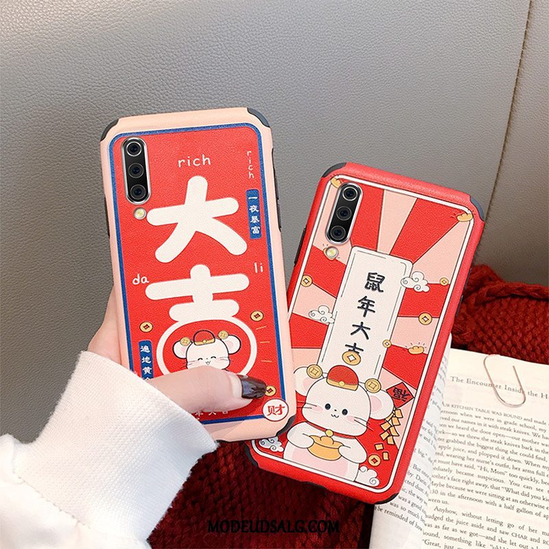 Xiaomi Mi A3 Etui / Cover Silke Rød Anti-fald Alt Inklusive Ny