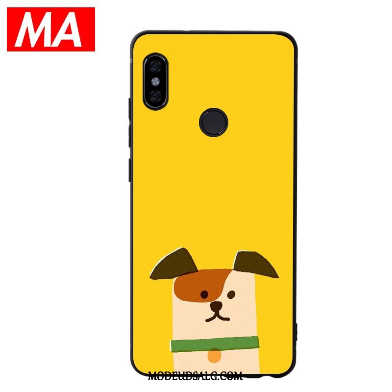 Xiaomi Mi Max 3 Etui / Cover Gul Silikone Cartoon Simple Lille Sektion