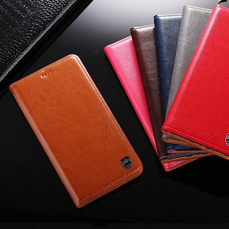 Xiaomi Mi Max 3 Etui Cover Lille Sektion Anti-fald Brun Folio