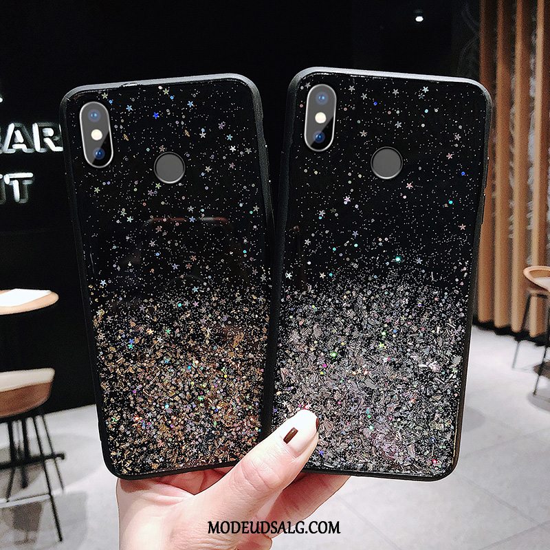 Xiaomi Mi Max 3 Etui / Cover Lyse Strass Pulver Stjerne Lille Sektion