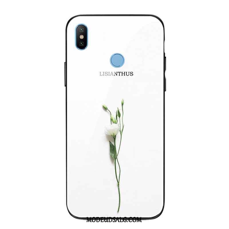 Xiaomi Mi Max 3 Etui Hvid Blomster Simple Farve Tree