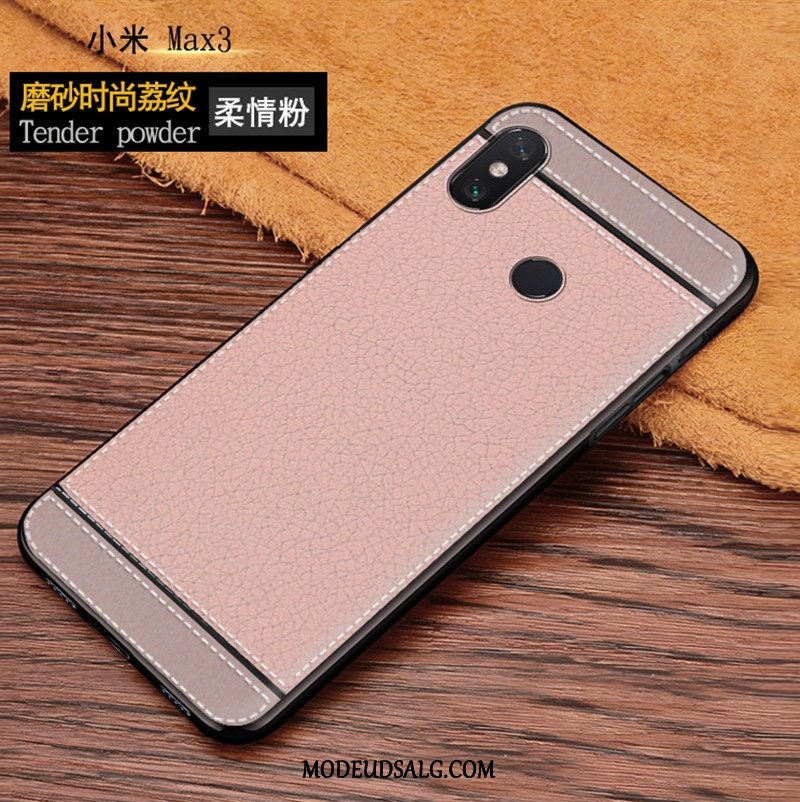 Xiaomi Mi Max 3 Etui Lyserød Ny Trend Hemming Beskyttelse