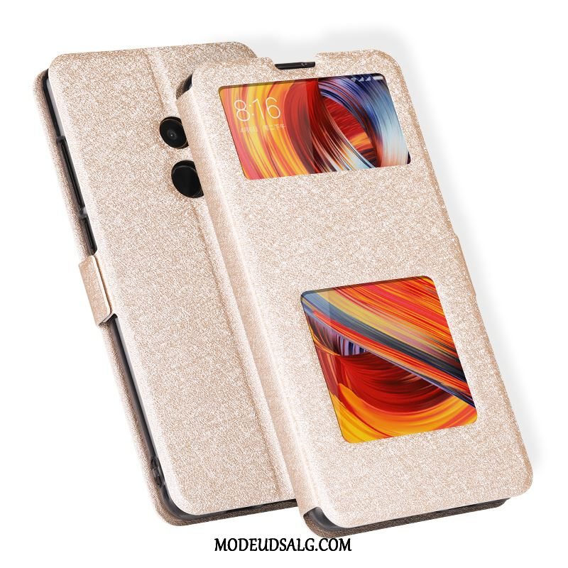 Xiaomi Mi Mix Etui / Cover Membrane Guld Lædertaske Anti-fald Folio