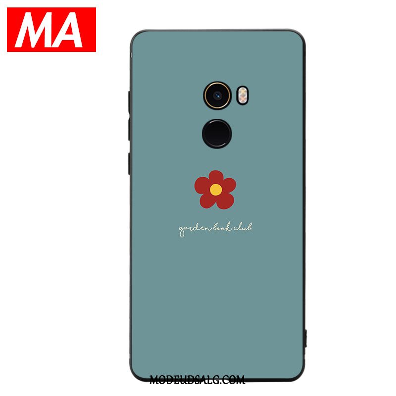 Xiaomi Mi Mix Etui Rød Beskyttelse Blomster Blød Grøn