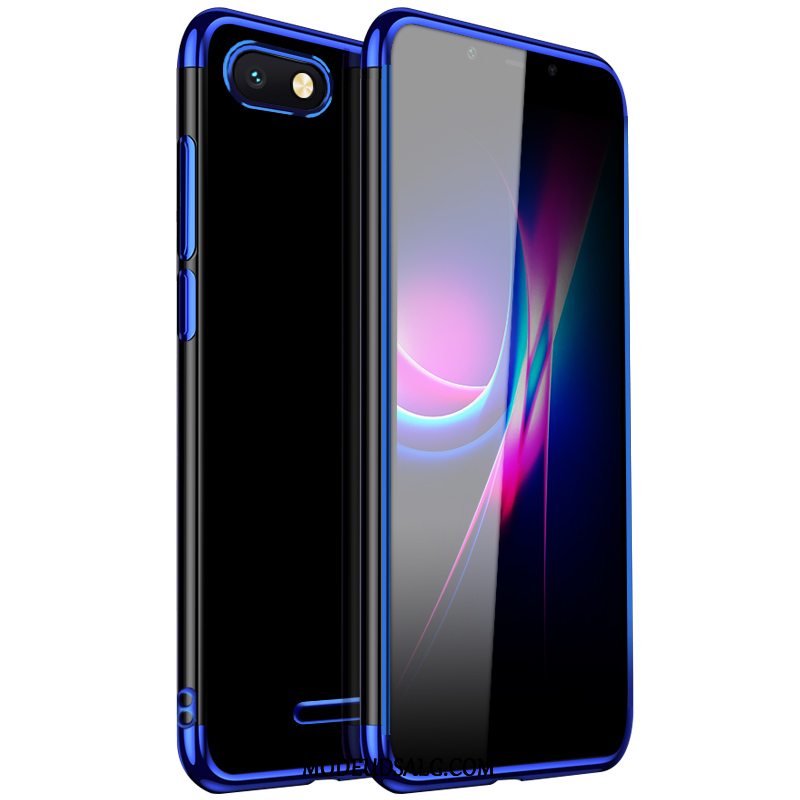 Xiaomi Redmi 6a Etui / Cover Anti-fald Gennemsigtig Blå Trend