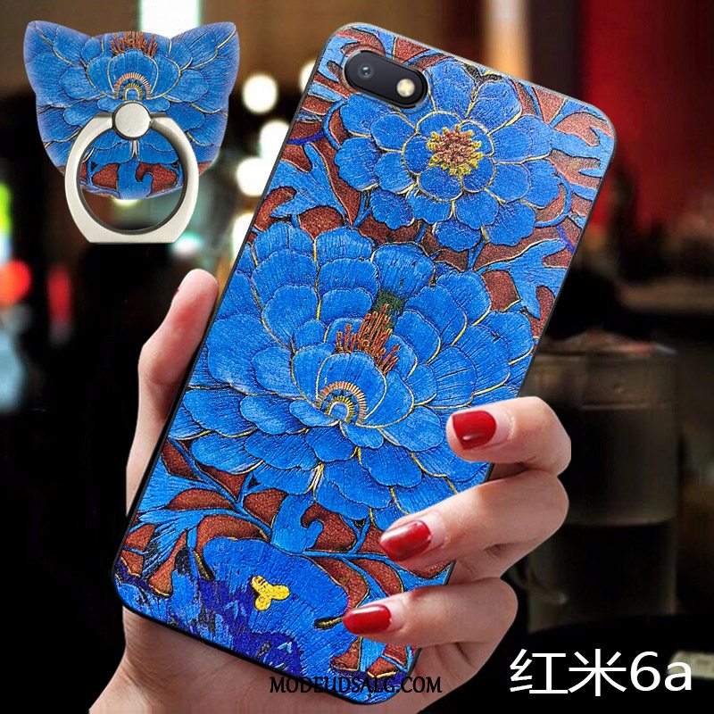 Xiaomi Redmi 6a Etui / Cover Kinesisk Stil Trendy Tynd Alt Inklusive Blå