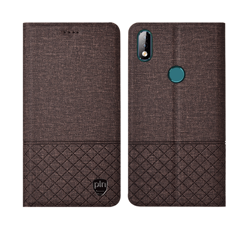 Xiaomi Redmi 7 Etui Beskyttelse Anti-fald Lædertaske Cover Ternet