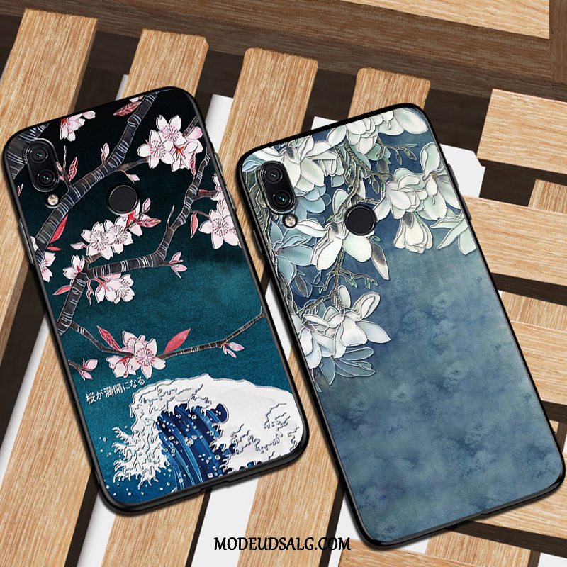 Xiaomi Redmi 7 Etui / Cover Tilpas Alt Inklusive Lille Sektion Rød Relief