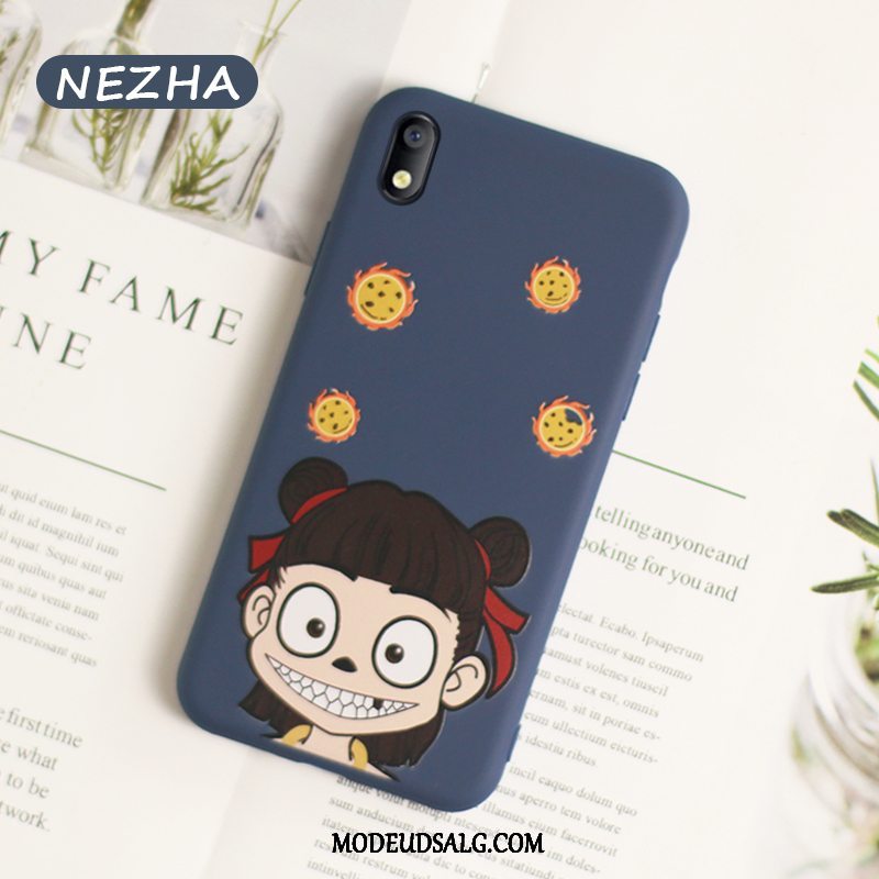 Xiaomi Redmi 7a Etui Alt Inklusive Trend Cover Tynd Mørkeblå