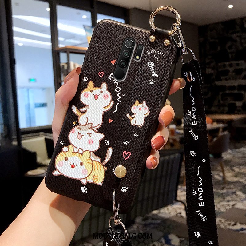 Xiaomi Redmi 9 Etui Trend Nubuck Cartoon Silikone Blød