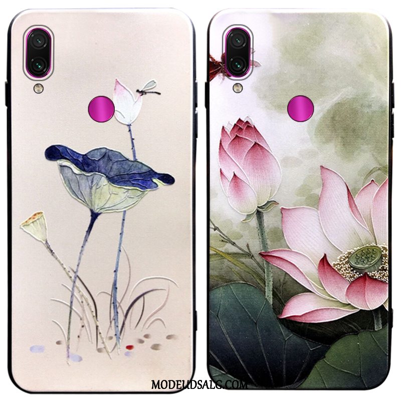 Xiaomi Redmi Note 7 Etui / Cover Trendy Blomster Alt Inklusive Kinesisk Stil Rød