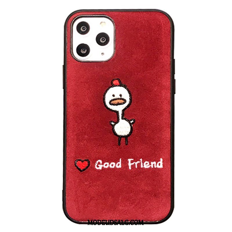 iPhone 11 Pro Max Etui Cartoon Lille Sektion Kylling Anti-fald Hård