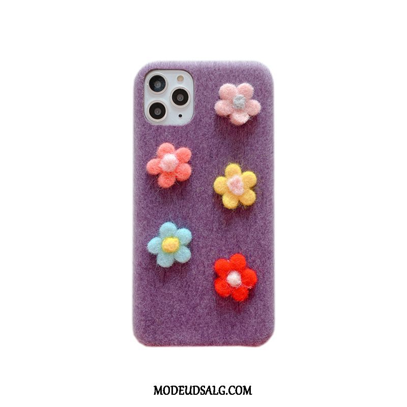 iPhone 11 Pro Max Etui Cover Kreativ Blomster Plys Af Personlighed