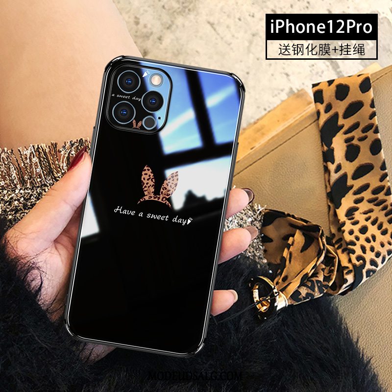 iPhone 12 Pro Etui Kanin Mode Anti-fald Cover Leopard