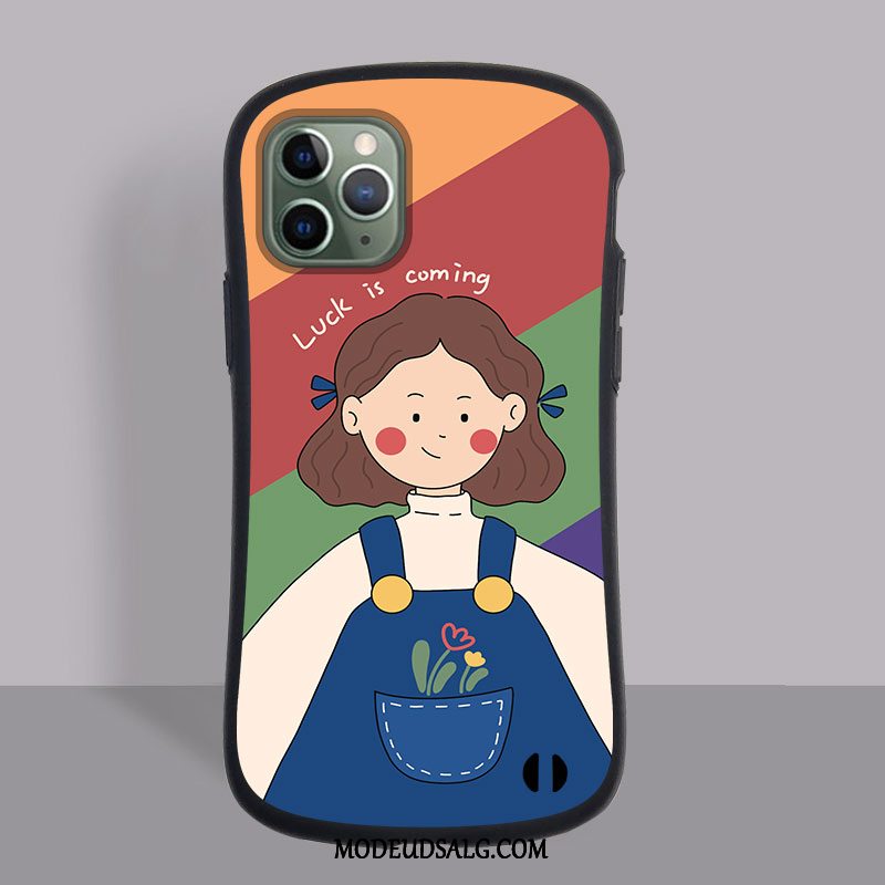 iPhone 12 Pro Max Etui Silikone Lille Sektion Cartoon Blå Cover