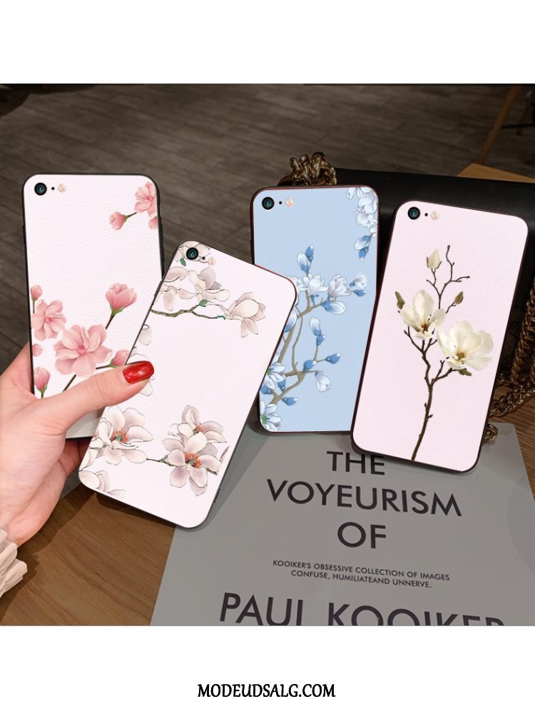 iPhone 6/6s Etui Pu Blomster Trend Cover Cartoon