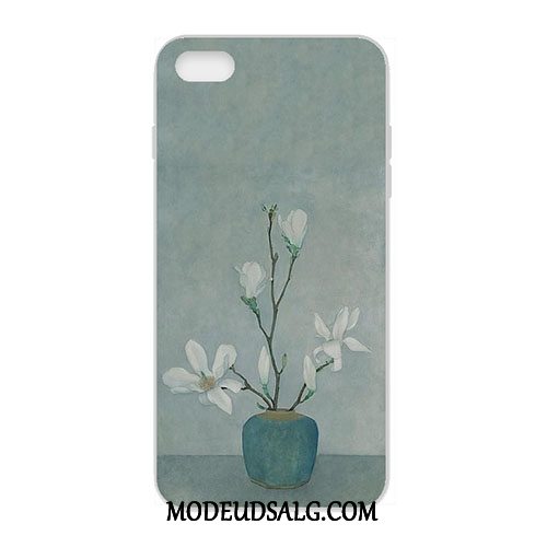 iPhone 7 Etui Anti-fald Net Red Frisk Gennemsigtig Blomster