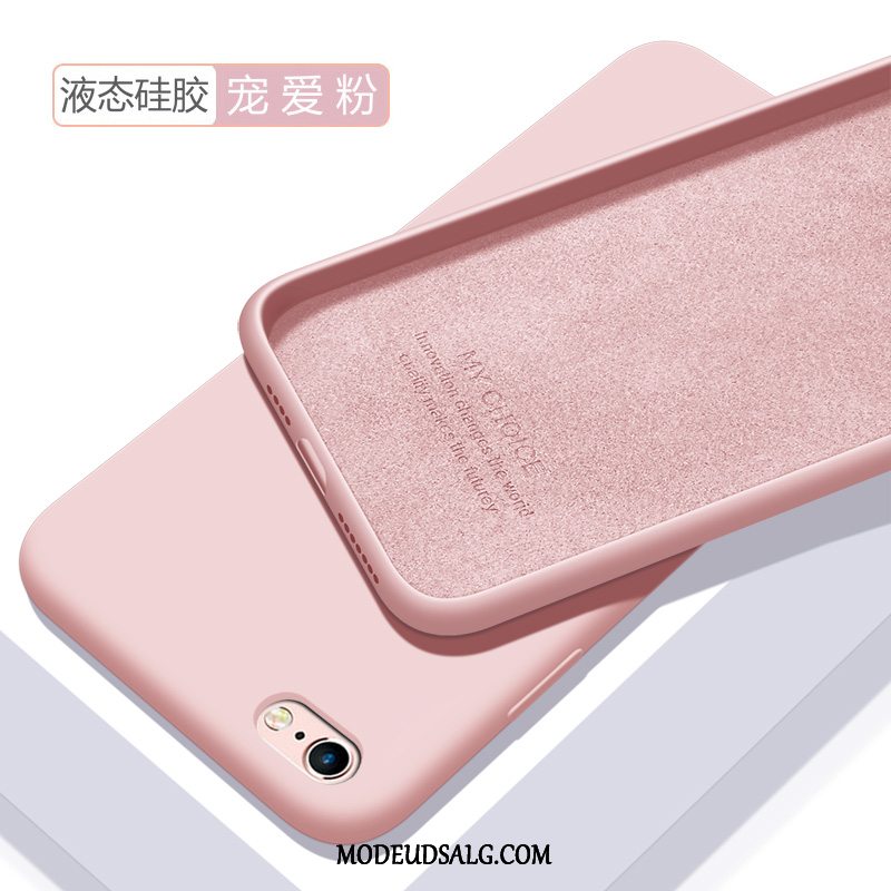 iPhone Se 2020 Etui Tynd Silikone Solid Farve Anti-fald Cover