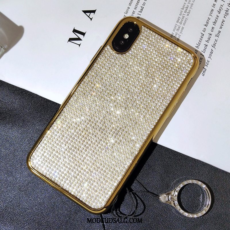 iPhone X Etui High End Guld Kreativ Trend Ring