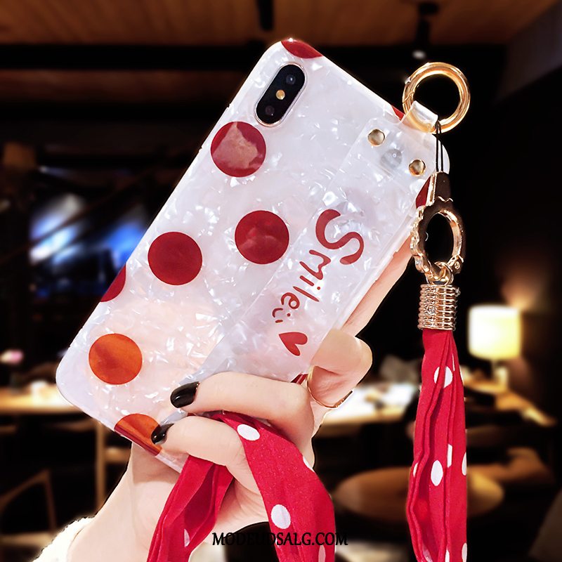 iPhone Xs Max Etui Alt Inklusive Net Red Trend Kreativ Blød